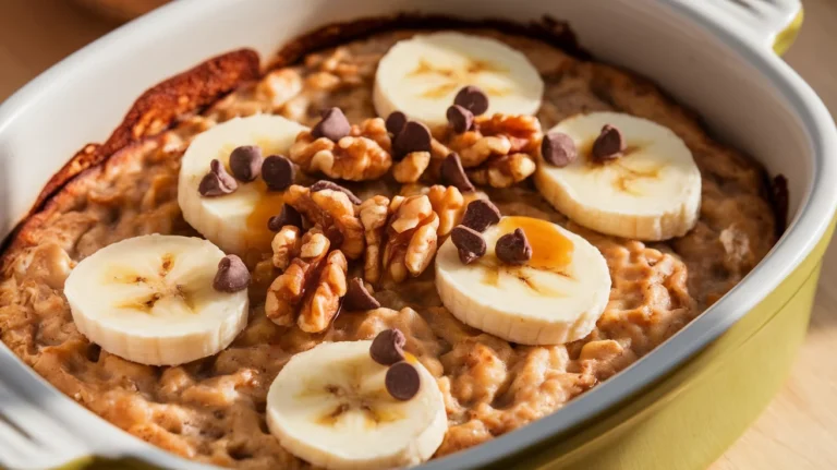 Banana Bread Baked Oats