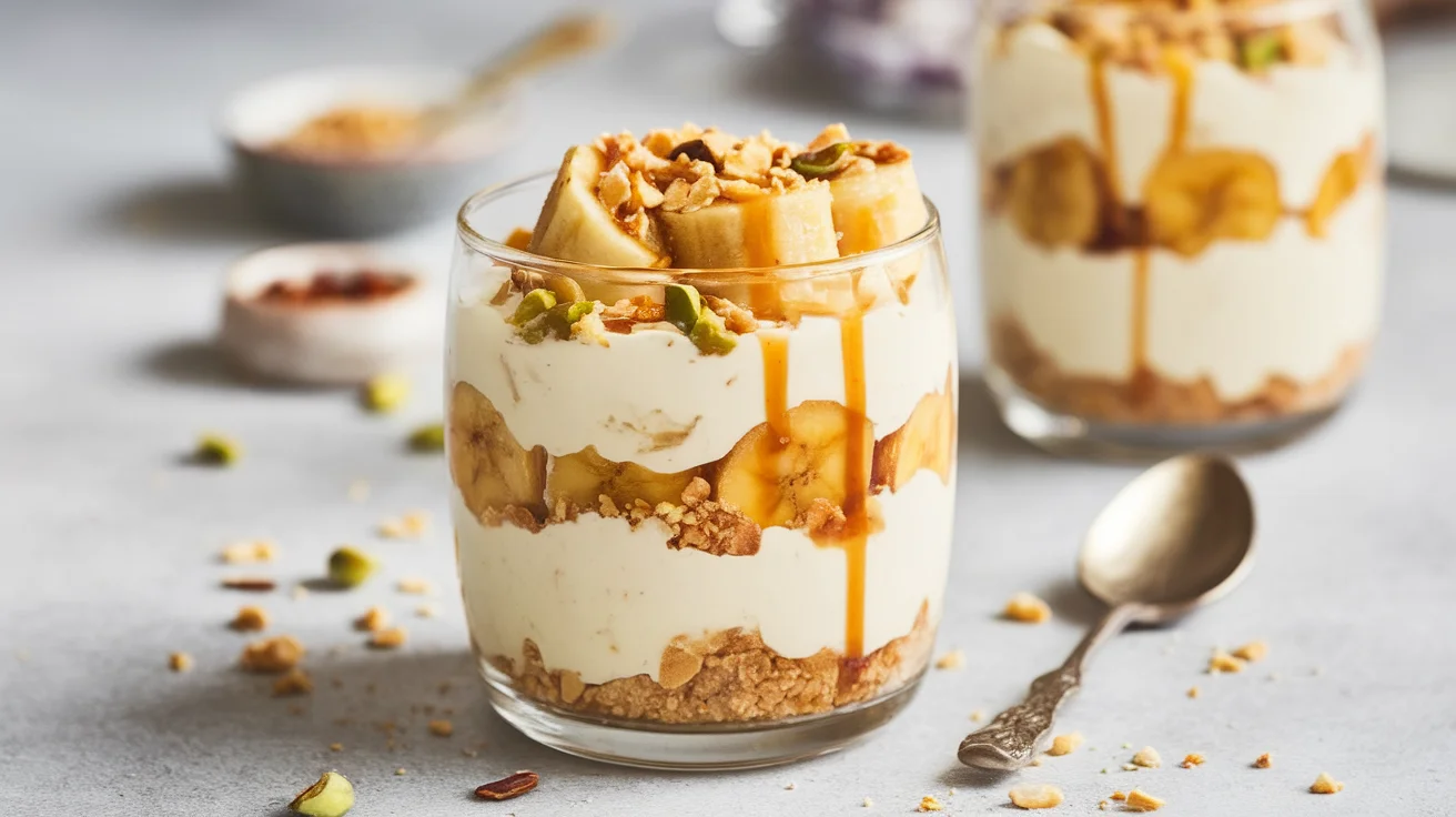 Caramelized Banana Mishti Parfait