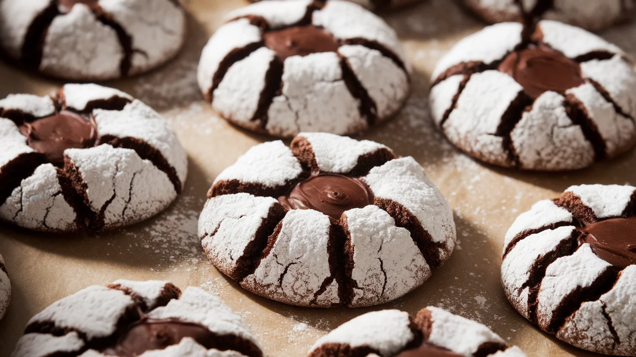 Chocolate Crinkle Cookies