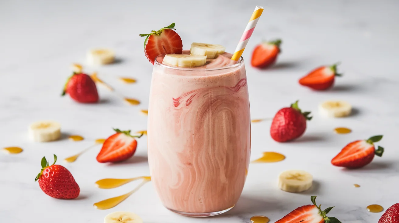 Creamy Strawberry Banana Smoothie