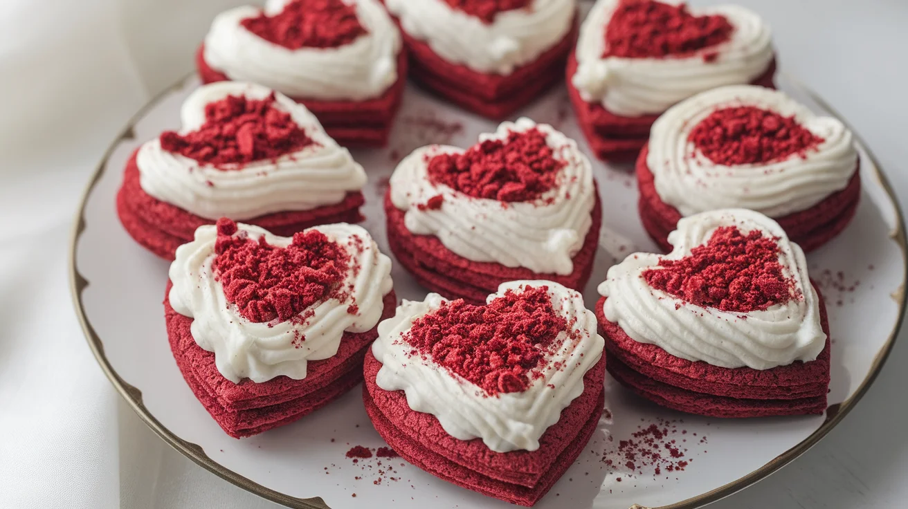 Crumbl Copycat Red Velvet Cupcake Cookies
