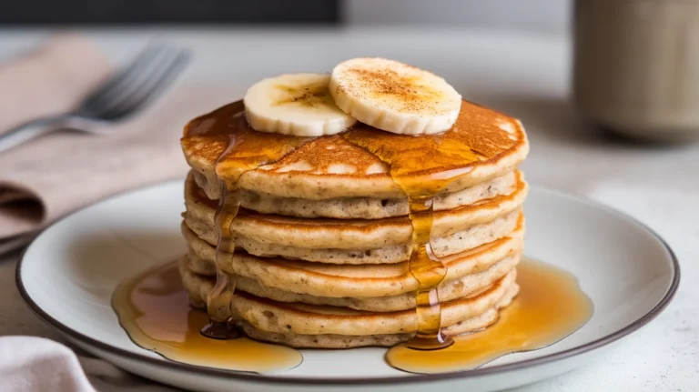 Fluffy and Nutritious Gluten-Free Banana Oatmeal Pancakes