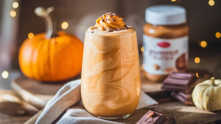 Pumpkin Peanut Butter Cup Protein Smoothie