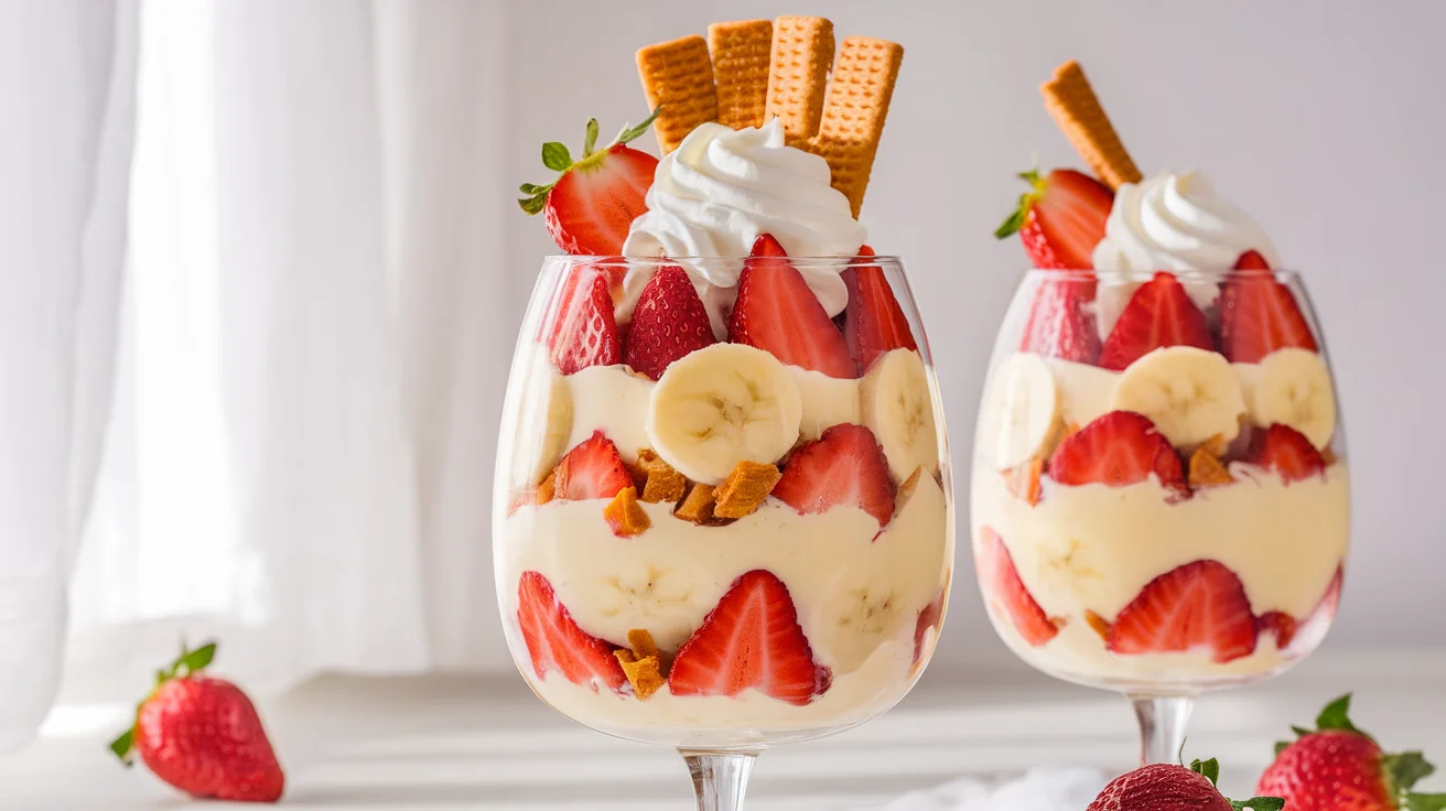 Strawberry Banana Pudding