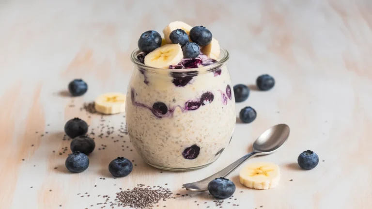 Blueberry Banana Overnight Oats