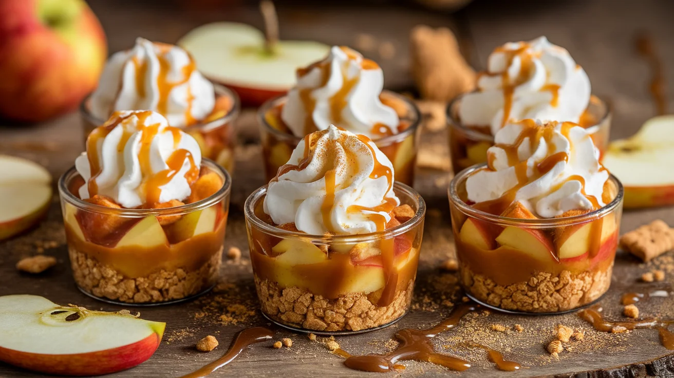 Caramel Apple Dessert Cups