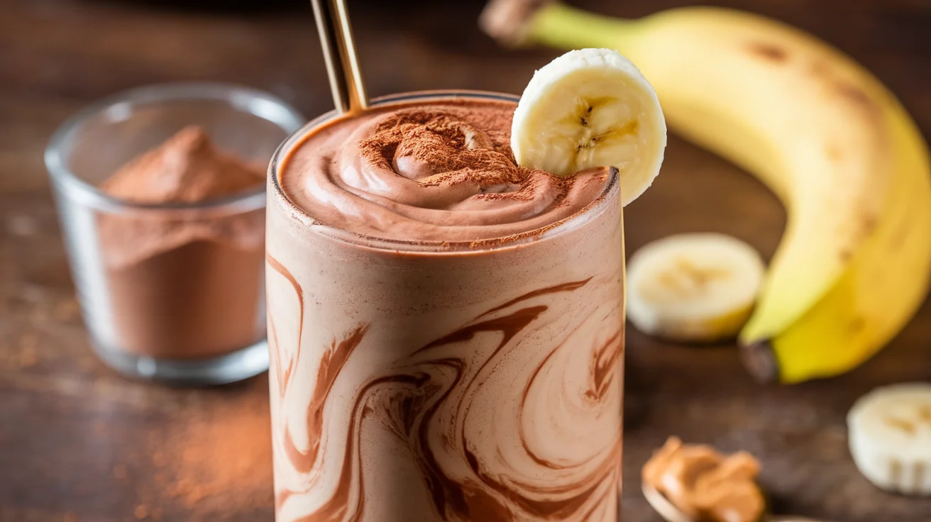 Chocolate Banana Protein Shake