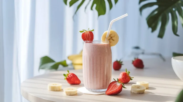 strawberry banana smoothie
