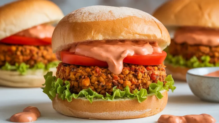 Crispy Chickpea Veggie Burgers