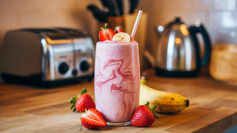 Naturally Sweet Strawberry Banana Protein Smoothie