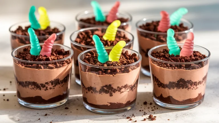 No-Bake Chocolate Cookie Dirt Cups