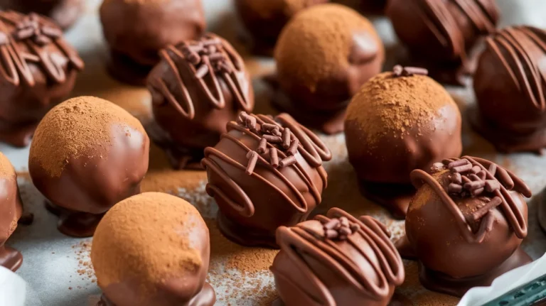 No-Bake Chocolate Cookie Truffle Bites