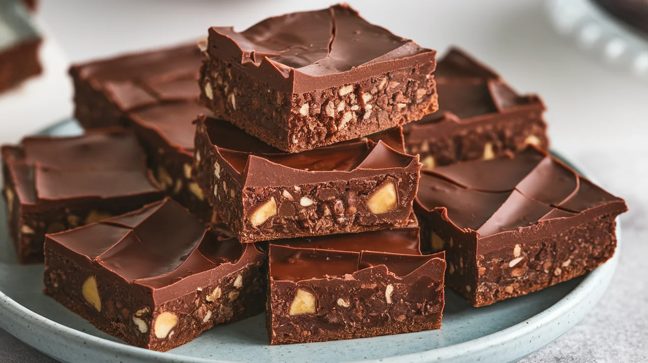 One-Bowl Chocolate Dessert Squares You Can Mix by Hand