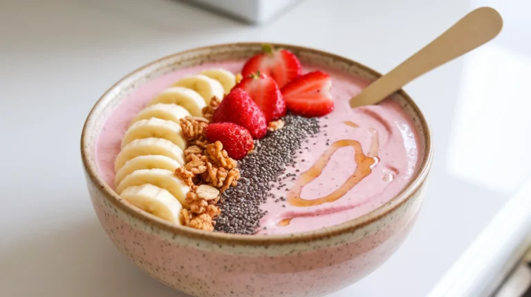 Strawberry Banana Smoothie Bowl