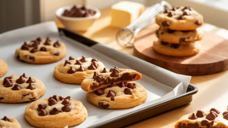 Thick & Gooey Chocolate Chip Cookies (Bakery-Style at Home)