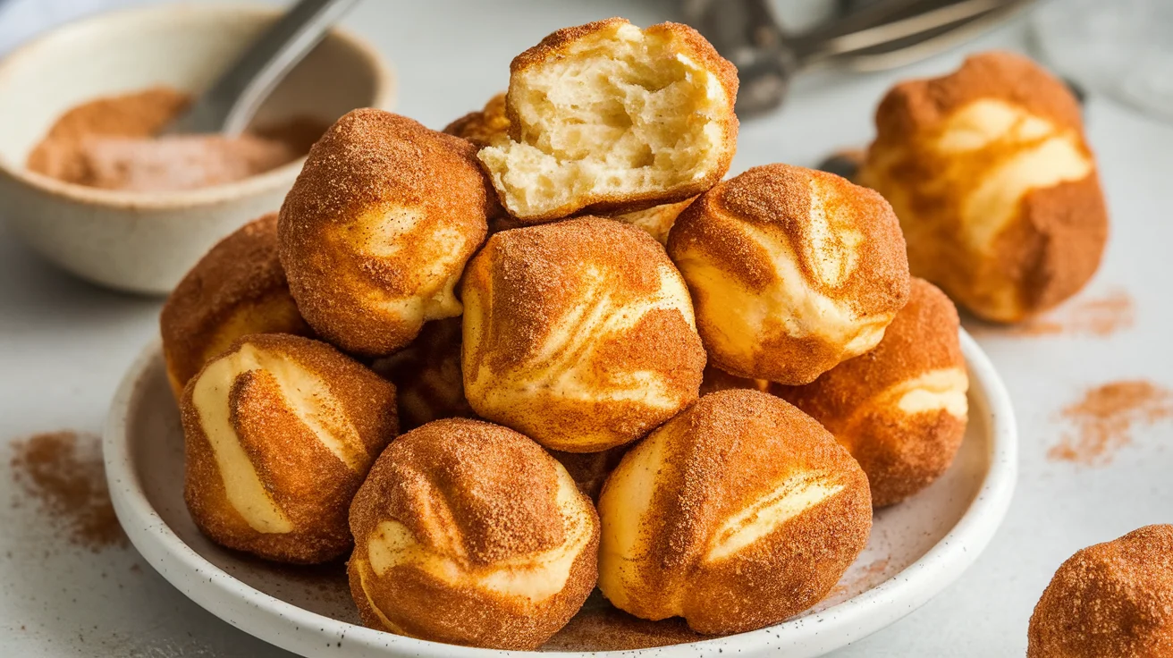 Air Fryer Cinnamon Sugar Dough Bites