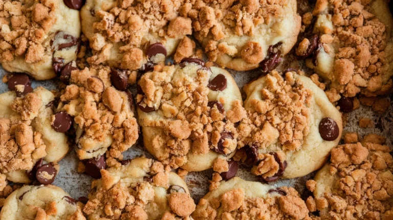 Chocolate Chip Cookie Crumbles with Brown Sugar Streusel