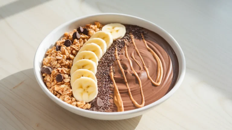 Creamy Dairy-Free Chocolate Protein Smoothie Bowl