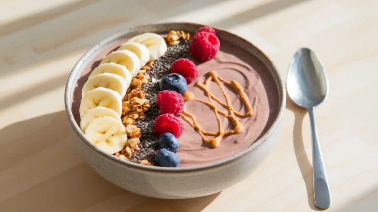 Creamy High-Protein Breakfast Smoothie Bowl