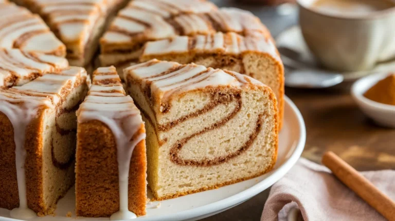 Fluffy Cinnamon Swirl Coffee Cake Inspired by Classic Cinnamon Rolls