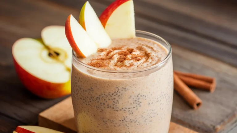 High-Fiber Oat Smoothie for Healthy Weight Management