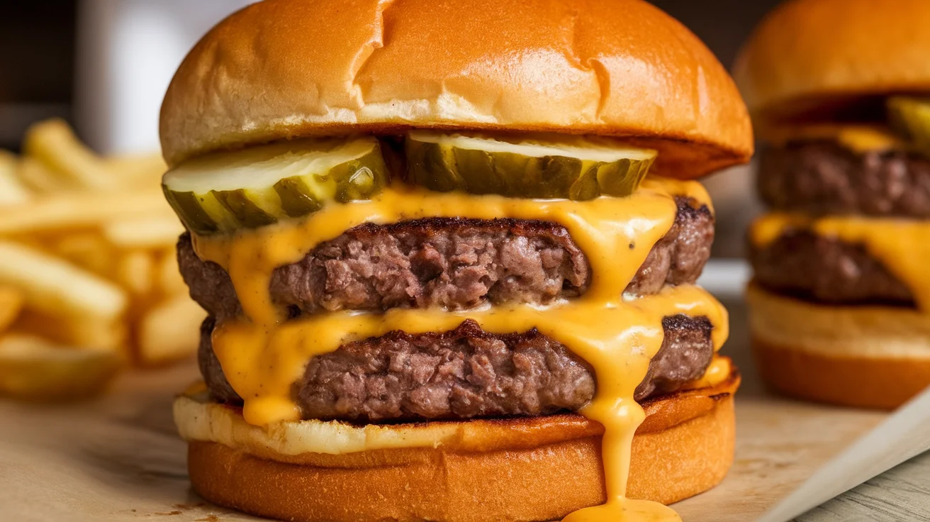 Juicy Double Smash Burgers with Classic Diner Sauce