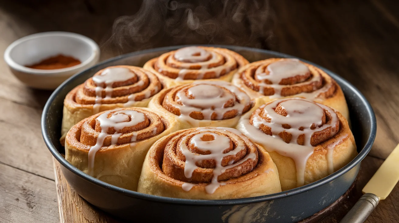 Melt-In-Your-Mouth Cinnamon Rolls With Classic Vanilla Glaze