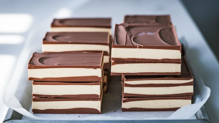 No-Churn Chocolate Vanilla Ice Cream Bars with a Smooth Finish