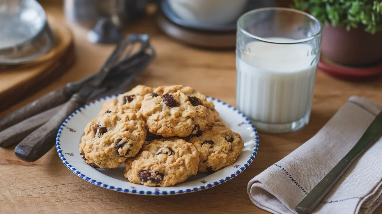 Old-Fashioned Oatmeal Raisin Cookies That Stay Soft