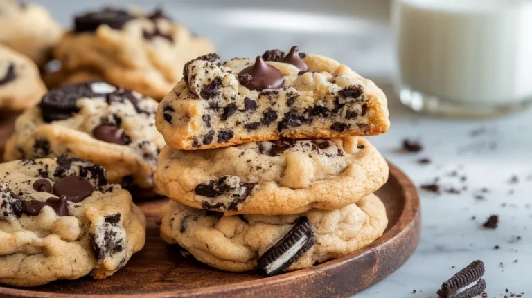 Soft & Chewy Cookies and Cream Chocolate Chip Cookies