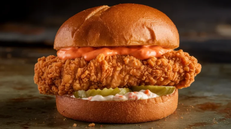 Spicy Crispy Fried Chicken Sandwich