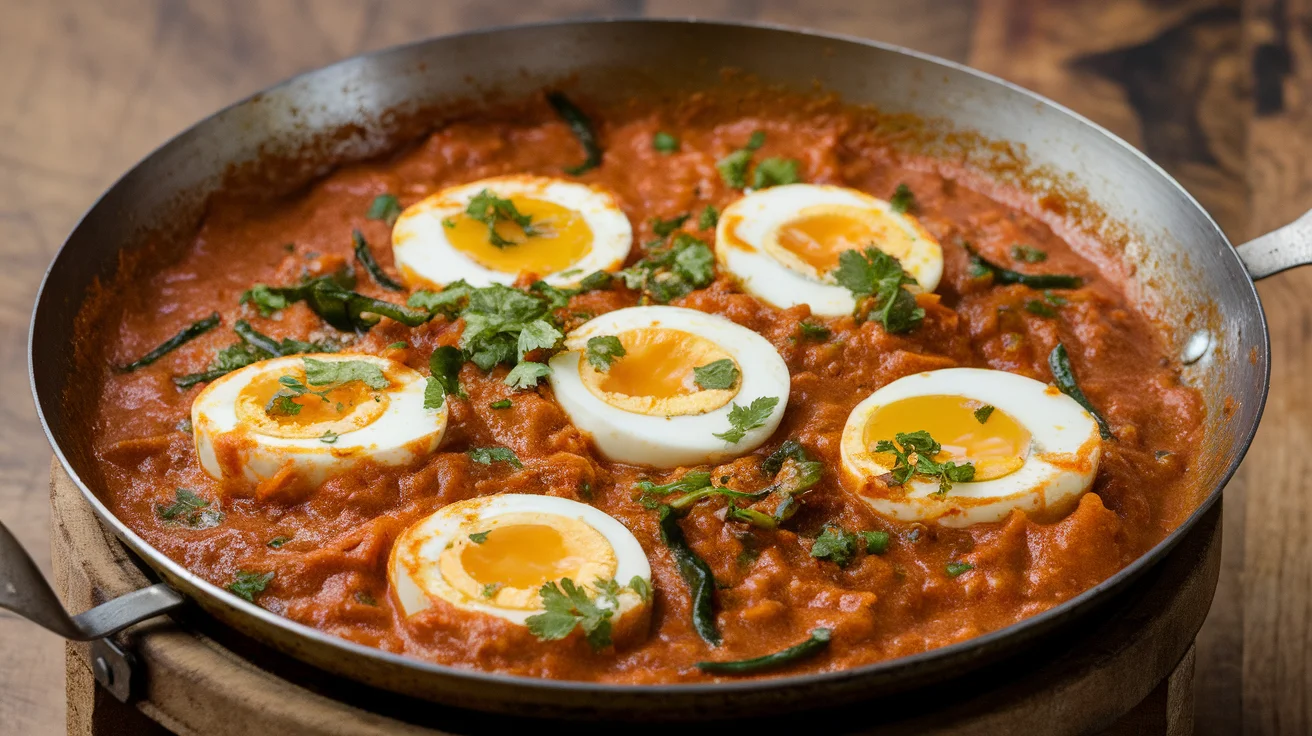 Street-Style Egg Curry Fry with Bold Spices