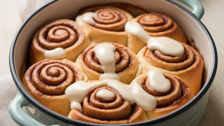 Ultra Gooey Cinnamon Rolls With Cream Cheese Drizzle