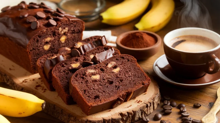 Chocolate Mocha Banana Bread for Coffee Lovers