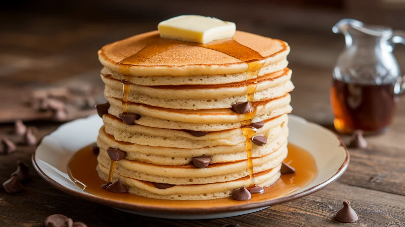 Extra Fluffy Buttermilk Chocolate Chip Pancakes