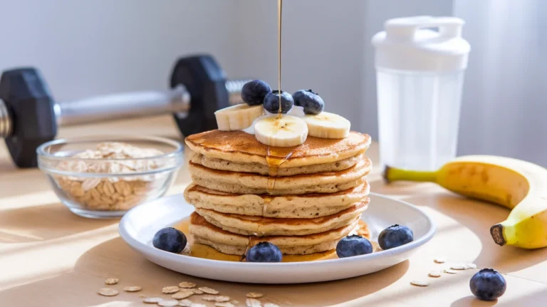 High-Protein Banana Oat Pancakes for Weight Loss & Energy