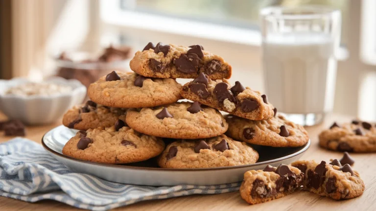 Very Easy Oatmeal Chocolate Chip Cookies