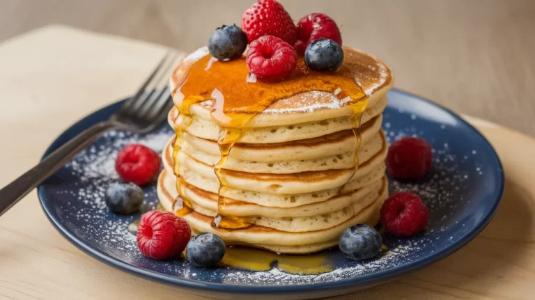 Fluffy Banana Yogurt Pancakes for a Soft Breakfast Treat