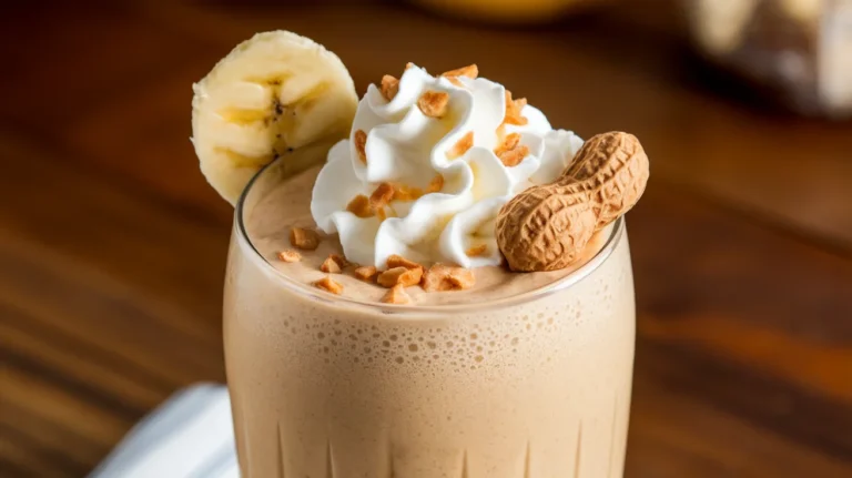Peanut Butter Banana Oatmeal Smoothie – Thick & Energizing