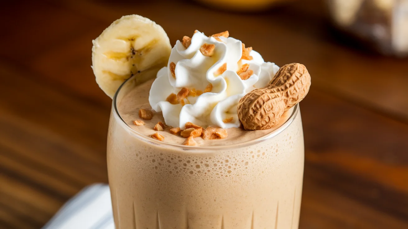 Peanut Butter Banana Oatmeal Smoothie – Thick & Energizing