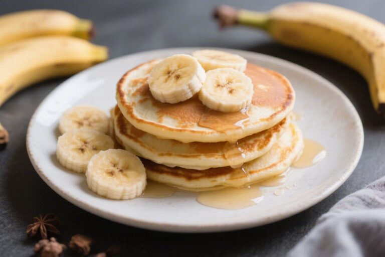 Soft Banana Pancakes with No Oil – Healthy Breakfast Idea