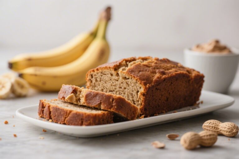 Quick Homemade Peanut Butter Banana Bread Recipe – Easy, Cozy, and Flavor-Packed