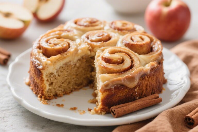 Apple Cinnamon Roll Cake – The Perfect Fall Dessert