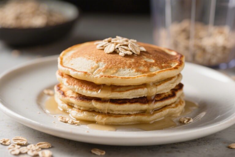 Healthy Blender Oatmeal Pancakes for a Quick Breakfast – Simple, Wholesome, and Fast