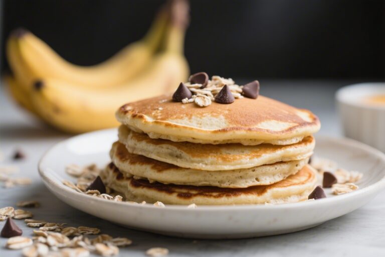 Banana Oat Chocolate Chip Pancakes for a Healthy Start – A Simple, Satisfying Breakfast