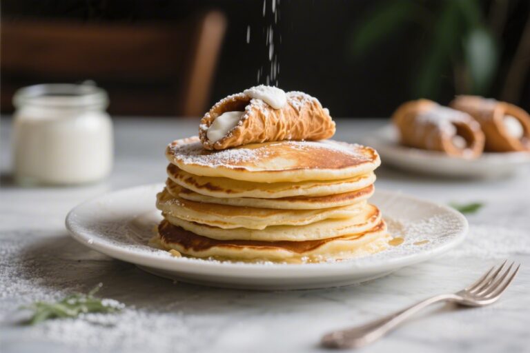 The Best Italian Cannoli Pancakes Recipe for Breakfast – Creamy, Crispy, and Easy