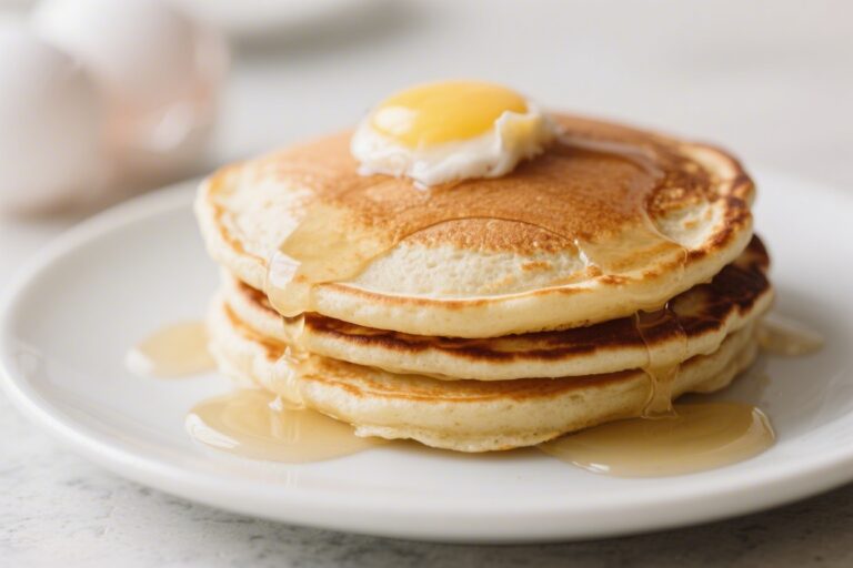 Fluffy Vegan Pancake Recipe Without Eggs (So Simple!) – Soft, Light, and Ready in Minutes