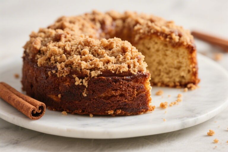 Bakery-Style Cinnamon Coffee Cake with Crumb Topping – Tender, Buttery, and Perfect with Coffee