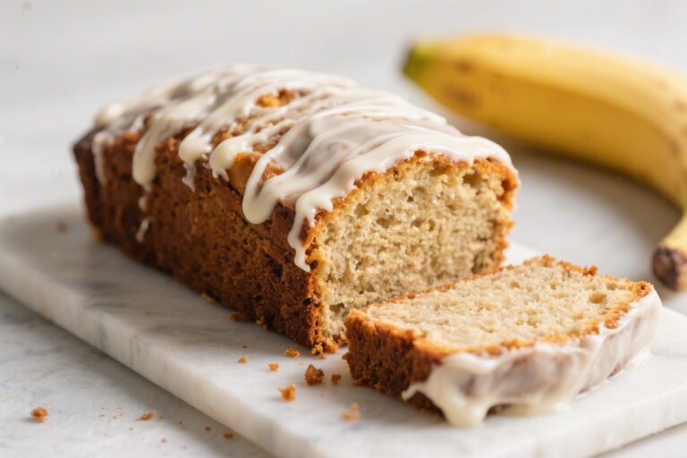 Easy Banana Bread With Icing That Tastes Like Dessert – Simple, Cozy, and Sweet