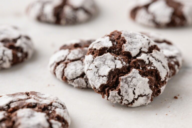Easy Eggless Chocolate Crinkle Cookies That Stay Soft and Fudgy – A No-Fuss Favorite